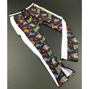 Men's Screenshot Pants, Black & White, Size M vintage‎ inspired